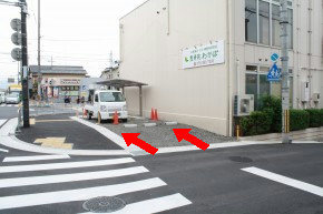 京都市の整骨院わかば　は、駐車場が２台あります